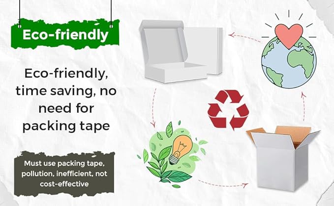 White Shipping Boxes 6x6x6 Heavy Duty, Lightweight, 6"L X 6"W X 6"H Foldable Corrugated Cardboard Mailer Boxes for Packaging Small Business Mailings Gifts Promotions Crafts Moving Box 50 Pack