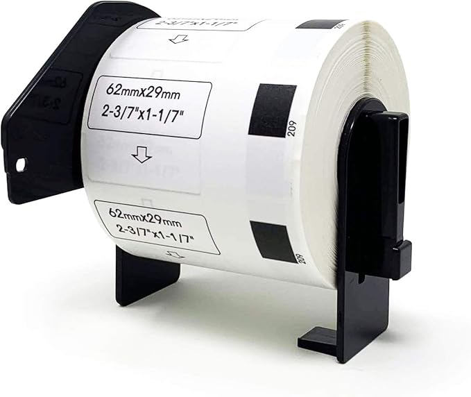 Buhbo Compatible Refill Replacement Label for Brother DK-1209 2-3/7" x 1-1/7" Small Address and Barcode (20 Pack / 800 Labels Per Roll)