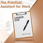 Clipboards, PANDRI 26 Pack Hardboard Office Clipboards, Low Profile Clip, Clip Boards 8.5x11 Standard Letter Size, Classroom Supplies, ECO Friendly