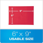 Quality Park Bubble Mailers, 6 x 9 Shipping Envelopes, Water Resistant Red Poly Padded Envelopes, Redi-Strip Peel Off Closure, 50 Per Box (QUA85864)