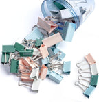 M&G Binder Clips 36 Pcs Colorful Assorted Size Clips, Extra Large Clips 2in*12Pc& Medium Clips 1.25in*24Pc, Boxed Paper Clips for Home, School and Office Supplies
