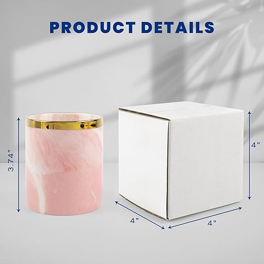 Golden State Art 4x4x4 Inches White Shipping Boxes 28 Pack, Corrugated Cardboard Box for Small Business Mailing Shipping and Storage