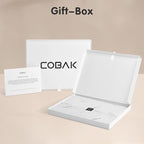 CoBak 6 Sides Portable White Board 12x9 inch (A4) - Notebook Design Dry Erase Small Board with Pocket and 3 Markers, Anti-Ghosting Surface for Office, School, Homeschool with Gift Box (Brown)