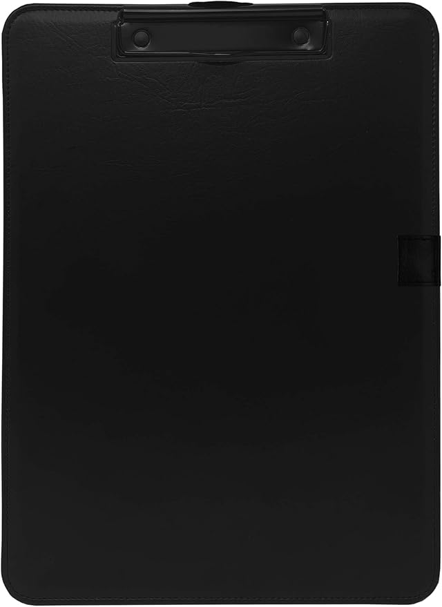 Trade Quest Clipboard Faux Leather Single (Black)