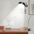 Clamp Light, LED Work Light with Flexible & Strong Clip for Workshop, Sewing, Lathe, Desk, Bright Small Area Task Lighting, 2000 Lumens, Silver