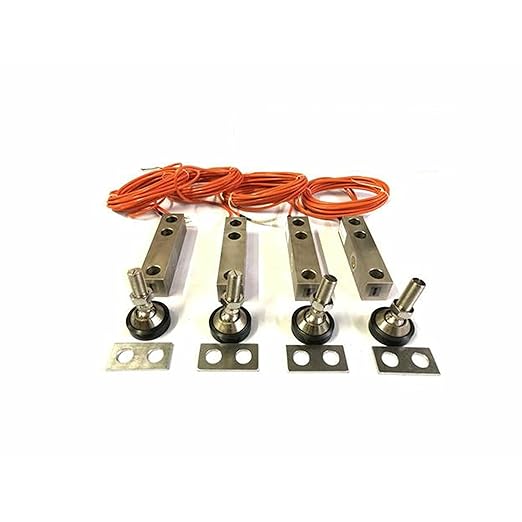 Liberty GX-1-5k lb (Large Envelope) NTEP Shear Beam Load Cell Sensors for Platform Floor Scale with Feet & Spacers | Stainless Steel
