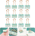 12pcs Metal Binder Clips Paper Clamps Multi-Functional Office File Organizing Clips for Home School and Work Lightweight Portable Document Fasteners