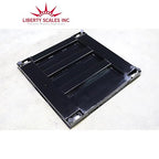 Heavy Duty Industrial 48" x 48" Floor Scale Accurate Digital Pallet Scales for Warehouse or Shipping Weighing (1000 lbs x 0.2 lb)
