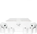 3" x 165' CASH REGISTER ROLLS,1 PLY BOND PRINTER POS PAPER ROLL 50 ROLLS/CASE (Double Solid Core)