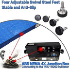 Industrial Floor Scale, 1000LB/0.5LB (24x24) with NETP Indicator