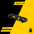 Bungee Cord Elastic Shock Cord 1/4" x 10' Bungee Rope for DIY, Tie Downs, Kayak and Outdoor - Black