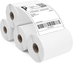 ADHES 4x6 Thermal Shipping Labels 4 Pack – 220 Labels Per Roll, 880 Total, Top-Coated Strong Adhesive Thermal Label Printer Paper, BPA/BPS free 4x6 Shipping Labels for Mailing and Packaging