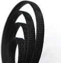 30ft PET Expandable Sleeving Wire Cable Sleeve (1/4", Black)