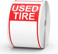 400 Pcs Used Tire Stickers 2.75" x 6" Large Sale Price Tags & Inventory Stickers for Wheels, Waterproof Adhesive Used Tire Labels with Writable Blank Space for Shops Resale Supplies