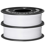 Geeetech 3D Printer Filament, PLA Filament 1.75mm Bundle 2kg for 3D Printer, Dimensional Accuracy +/- 0.02 mm (White 2-Pack)