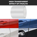 MYFAMIREA Car Door Invisible Anti-Collision Self Adhesive Seal Strip Seal Weather Strip Scratch Resistant Transparent Fit for Most Car, Protect The Car Body and Door (16.4Ft x 4In)