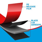 EMITEVER Double Sided Tape Heavy Duty, Tesa Adhesive Mounting Tape Waterproof, 0.59IN x 15.4FT Strong Acrylic Foam Tape for Walls, Automotive, Home Office Decor