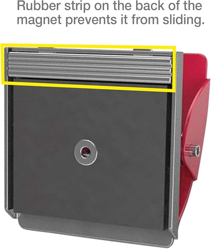 Plus Extra Strong Magnetic Clips, Large 3-Pack, Red