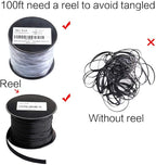 100ft - 3/4 inch PET Expandable Braided Sleeving – Black – Alex Tech Braided Cable Sleeve