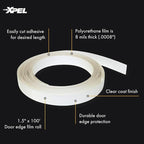 XPEL Door Edge Guard Protection Film Roll, 4-18" Strips - Car or Truck Doors, Protective Barrier Against Minor Scratches, Paint Chips, Door Edge Impact, and Dings - Prevents Damage and Possible Rust