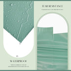 Metronic Large Poly Mailers 19x24 100Pcs, Strong Adhensive Shipping Bags for Clothing, Waterproof Mailers Bags for Small Business, Shipping Envelopes, Tear-resistant Packing Bags in Grayed Jade Green
