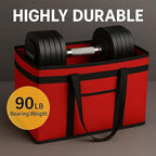 Extra Large XXXL Insulated Food Delivery Bag Cooler Bags Keep Food Warm Catering Therma Catering Bag for doordash 22x14x13 Cooler Bags Therma Shopper hot XXXL Warming RED Pizza 22w x 14 l x 13d