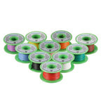 BNTECHGO 22 Gauge Silicone Wire Kit 10 Color Each 50 ft Flexible 22 AWG Stranded Tinned Copper Wire