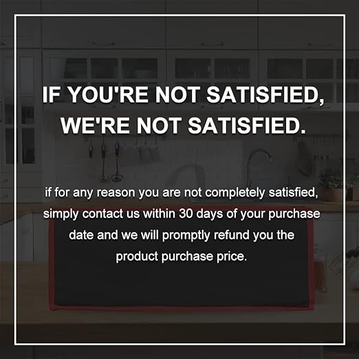 Bodaon Insulated Pizza Delivery Bag, 20" x 20" x 8" Pizza Warmer Bags for Carry Hot, Insulated Food Delivery Bag, Insulated Grocery Bags, Black with Red Edge, 1-Pack