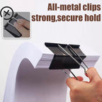 3 Inch Jumbo Binder Clips(36 Pack), Extra Large Binder Clips Heavy Duty Paper Clamps for Office and Home Supplies, Black
