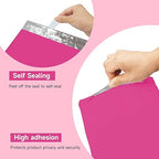Pink Poly Mailers 10x13 100 Pcs, Cute Waterproof Shipping Bags with Self-Seal Adhesive, Durable Tear-Resistant Shipping Envelopes for Clothing