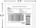 Clear Adhesive Top Loading Packing List Pouches 4.5'' X 5.5'', Shipping Label Sleeves, Packing Slip Envelopes (100 Bags)