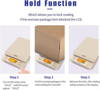 Fuzion Shipping Scale, 86 lb/0.1oz Digital Postal Scale for Packages, Hold and Tare, Postage Scale, Mail Scale, Shipping Scale for Small Business, LCD Display, Battery & AC Adapter