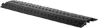 VEVOR 1 Pack Drop Over Cable Cover, 2 Channel Heavy Duty Cable Hose Protector Ramp, 38.3'' Floor Cord Cover, 17,500 lbs/Axle Load Capacity, for Traffic Areas, Indoor, Outdoor, Home, Office, Warehouse