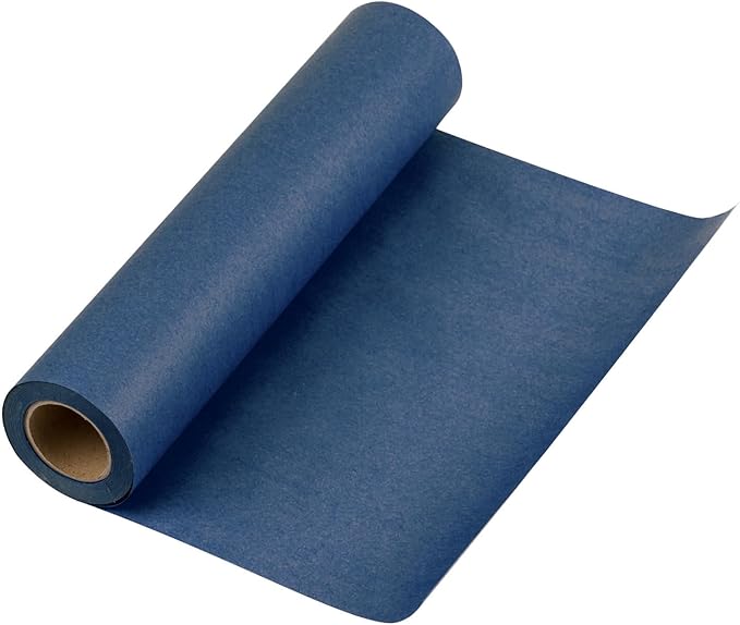 RUSPEPA Navy Blue Kraft Paper Roll - 12 inches x 100 feet - Natural Recyclable Paper Perfect for Crafts, Art, Small Wrapping, Packing, Postal, Shipping, Dunnage & Parcel