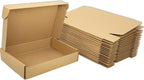 Small Brown Shipping Boxes for Small Business Pack of 25-11x8x2 inches Cardboard Corrugated Mailer Boxes for Shipping Packaging Craft Gifts Giving Products