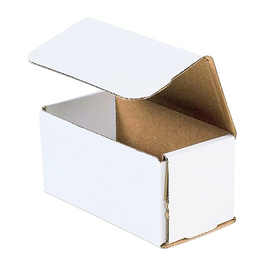 BOX USA Shipping Boxes Small 6"L x 3"W x 3"H, 50-Pack | Corrugated Cardboard Box Mailer for Packing, Moving and Storage 633