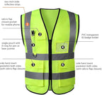Tydon Guardian Reflective Safety Vest for Women Men High Visibility Security With Pocket Zipper Front Meet ANSI/ISEA Standard