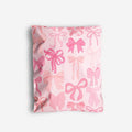 10x13 Poly Mailers – Coquette Bows Design – Waterproof, Tear-Resistant Shipping Bags with Adhesive Seal – 100 Pack – Package Mint