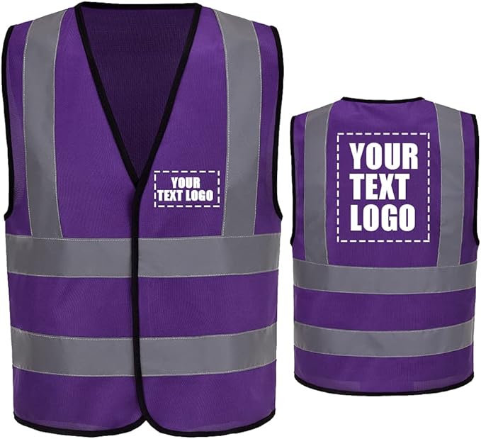 AYKRM 12 colour High visibility viz vest hi vis viz reflective work construction safety vest (XS-8XL)