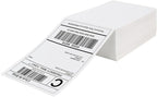 DGBDPACK Fanfold 4'' x 6'' Direct Thermal Shipping Labels 300 Labels/Stack Compatible with Zebra Rollo Beeprt Printer Ultra Adhesive