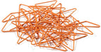 JAM PAPER Colorful Butterfly Clips - Orange Paper Clamps - 15/Pack