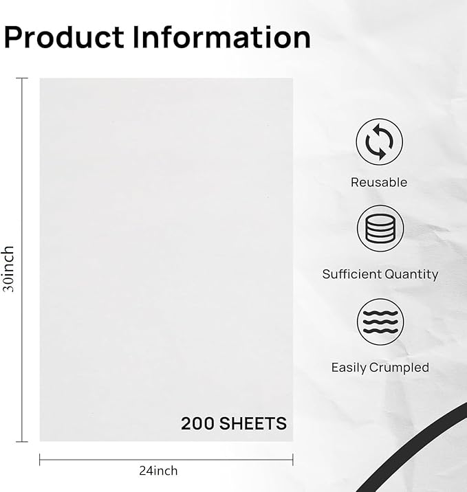 Large Moving Paper Packing Sheets 24x30 Inch Newsprint Paper for Packaging Moving Shipping Supplies, Wrapping Fragile Items, Pet Cage Liners 9LB