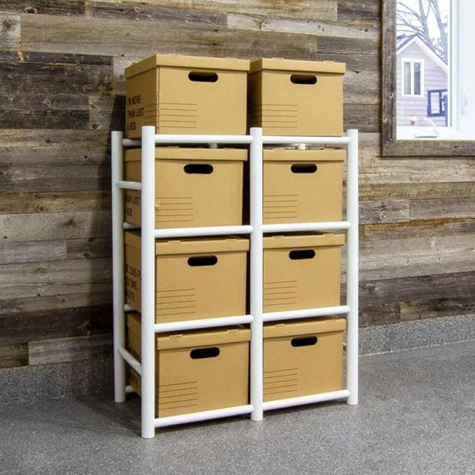 PROSLAT 65004 Bin Warehouse 8 File Box/Tote Storage System