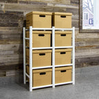 PROSLAT 65004 Bin Warehouse 8 File Box/Tote Storage System