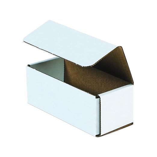 BOX USA Shipping Boxes Medium 14"L x 4"W x 4"H 50-Pack - Corrugated Cardboard Box for Moving, Mailing, Packing, Packaging and Storage