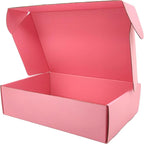 Pink Shipping Boxes for Small Business Pack of 20-12x8x3 inches Cardboard Corrugated Mailer Boxes for Shipping Packaging Craft Gifts Giving Products