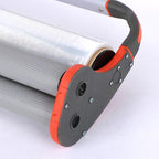 Pre Stretched Handheld Stretch Wrap Film Dispenser, Double Roller Design Manual Film Wrapper Wrapping Hand Tools, for 20" (50cm) Stretch Film Packing