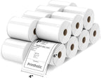 4" x 6" Shipping Labels Compatible with Dymo 1744907 Thermal Postage Labels, Ultra Strong Adhesive & Perforated, Compatible with Dymo 4XL & Zebra Desktop Printers [16 Rolls/3520 Labels]