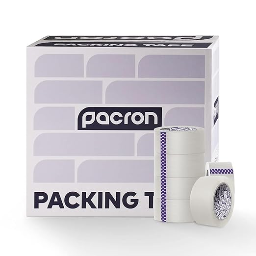 Clear Packing Tape - 36 Heavy-Duty Wrapping Tape - 55-Yard Length, 1980 Total Yards 1.88-Inch Wide Strong Adhesive Rolls for Moving Boxes, Office Packaging, Storage Organization & Warehouse Shipping