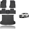 KELCSEECS® Floor Mats & Cargo Liner Custom for 2019-2025 Infiniti QX50/QX55 All Weather Protection TPE Floor Liners Front& Rear Row Full Set Infiniti QX50 Accessories Black